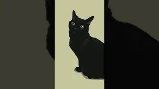 Infinite design |Black Cat simple vexel art