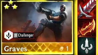 8 Challenger Graves ⭐⭐⭐ 3 Star | TFT SET 9.5