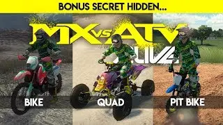 MX vs ATV Alive — скрытый мотоцикл/квадроцикл/50 куб. см в свободном катании!