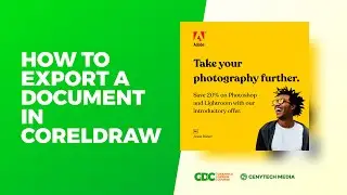 HOW TO EXPORT A DOCUMENT IN COREL DRAW
