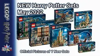 New LEGO Harry Potter Sets - May 2022 Official Pictures - 76400 76401 76402 76403 76406 76407 76408
