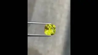 4.45 carats | Yellow Sphene Stone | Madagascar's Gemstone #viral #sphene #gemstone