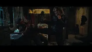 Havoc (2025) Cabin Fight Scene
