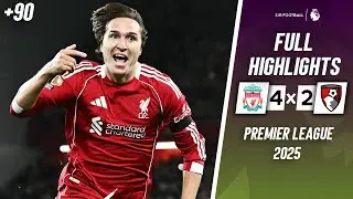 Liverpool vs Bournemouth 4-2 &bull; Highlights & All Goals &bull; 2025