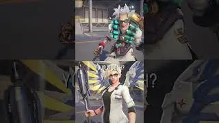 Mercy and Junkrat interaction - Overwatch 2