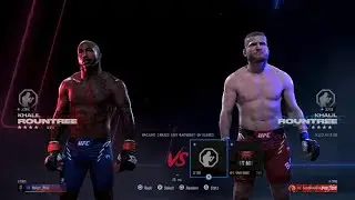 EA SPORTS UFC 5 Jiri ridiculous flying knee spinning elbow taunt KO respect