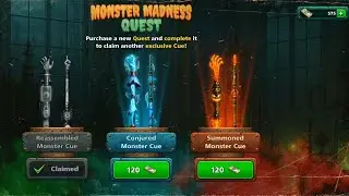 8 Ball Pool Iram yT CRIMSON MOON Table , Monster Madness Quest update in 120 Cash change mission 