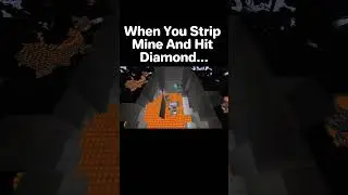 When You Strip Mine for Diamonds&hellip;And Hit Lava 😱 #Minecraft