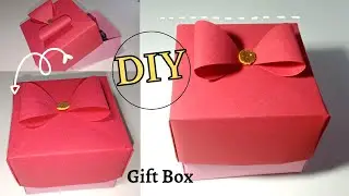 DIY Last Min Gift Box Making With Paper At Home | DIY Gift Box | Easy Paper Craft Idea |