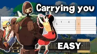 Laputa - Castle In The Sky Theme (Joe Hisaishi) - Guitar tutorial (TAB)