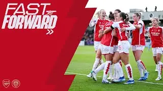 FAST FORWARD | Arsenal vs Manchester City (2-1) | WSL | The goals, reactions, celebrations & more