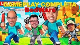 YURI22 - MINECRAFT BED WARS - Ft Muriloso, Snopey e Querid&atilde;o (GAMEPLAY COMPLETA)