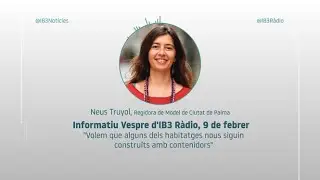 Neus Truyol es fa enrere en la seva proposta de crear habitatges socials mitjan&ccedil;ant conten