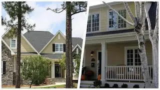 75 Mid-sized Yellow Exterior Home Design Ideas You'll Love ☆