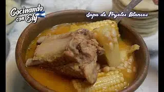 Preparando una Deliciosa SOPA DE FRIJOLES BLANCOS