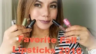 Favorite Fall Lipsticks 2016 -  ELLAsDaily