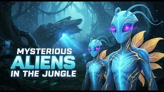 Mysterious Alien Creatures Land in the Jungle | Animated Sci-Fi Adventure