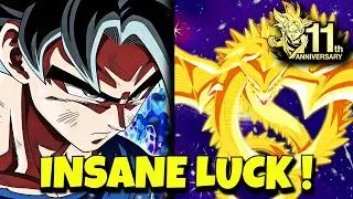 *INSANE* PART 2 SUMMONS !? TAG LR UI GOKU & SSJ4 VEGETA | Dokkan 11th Anniversary