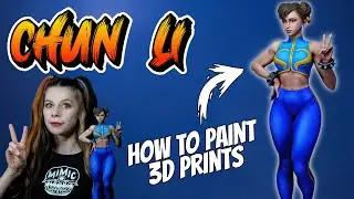 I Painted Chun-Li Live - One Day Paint Challenge!
