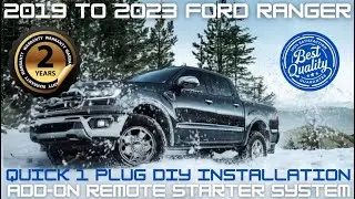 2019 to 2023 Ford Ranger DIY Remote Starter Installation.