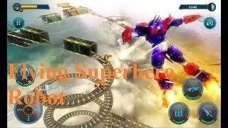 ►Impossible Flying Superhero Robot Monster Transform Fighting - Android HD Gameplay