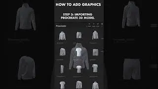 Procreate Tutorial 3D Streetwear Pack - 3D clothing design mockup #procreate #3dclothes #procreate3D