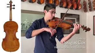 (Sold) Douglas Cox 2018 viola / Brandon Encinas / at the Metzler Violin Shop