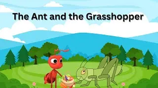 The Ant & the Grasshopper | Bedtime Moral Story for Kids #kidslearning #kidsfun