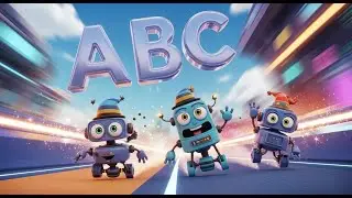 ABC Race with Silly Robots 🤖🏁🔤 | Learn ABC for Kids | Alphabet Learning Adventure