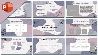 Minimalist PowerPoint Template  | Aesthetic PowerPoint Presentation | FREE TEMPLATE | 05