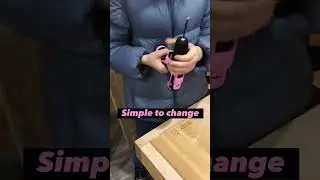 Very simple! 😂 #shorts #workpro #workprotools #pink #drill #woodworkingtools #diy