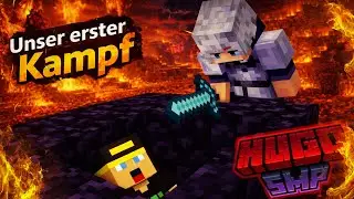 Unser ERSTER Kampf auf HugoSMP 😱🔥 | Minecraft