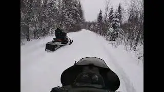 Snowmobiling Trails, Watersmeet, MI, Cisco Lake