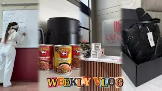 WEEKLY VLOG: collab with beauty parlour, teaching experience, pr package, new bag and more
