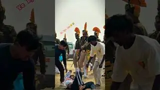 stunt Karte samay army officer ke geer gya😭🤯 Indian army ne support Kiya🫶 #publicreactin #stunt #fly