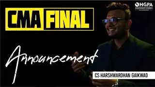 CMA FINAL BATCH ANNOUNCEMENT | ICMAI | CMA FINAL DEC 2022 / JUNE 2023 | EXCLUSIVE CMA FINAL CLASSES