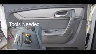 How To Replace Drivers side rear Window Switch on a 2015 Chevy Traverse.