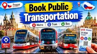 How to Book Public Transportation in Prague 🇨🇿 | Prague Metro, Tram & Bus Tickets Guide