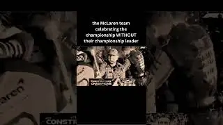 the McLaren team celebrating the championship WITHOUT their championship leader&hellip;