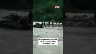 Indian Army Engineers Rescue Four Locals In J&K #shorts