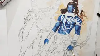 Indian Gods - Live Painting