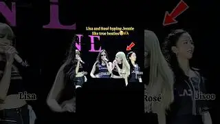 the way  Lisa & Ros&eacute; hyping JENNIE 🥺 #blackpinkedit #jennie #ros&eacute; #jisoo #lalisa #fypシ゚viral