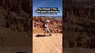 7-Day Utah Road Trip Itinerary 🏜 #travel #utah #roadtrip