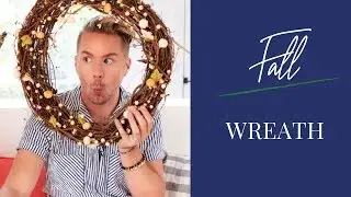 Super Easy & Fast Fall Wreath Decor