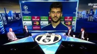 Gaffe Caressa-Llorente Juventus-olympiacos
