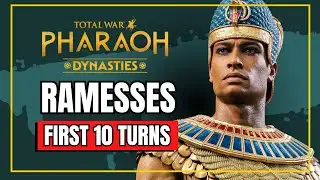 ⚔️ RAMESSES First Look ⚔️ Total War PHARAOH Dynasties Egypt Gameplay Campaign Review