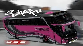 SHARE KODENAME HEADLAMP JB2 SHD SPESIAL PINKY GENK😋 || BUSSID V4.3.2