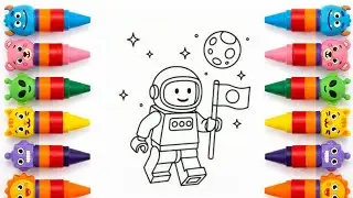 Steal A Brainroat ROBLOX Coloring Pages | Simple Coloring Art