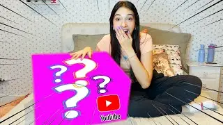 Ganhei uma Caixa Surpresa do Youtube no Meu Aniversário | Luluca