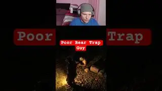 Бедняга, устанавливающий медвежий капкан | Red Dead Redemption 2